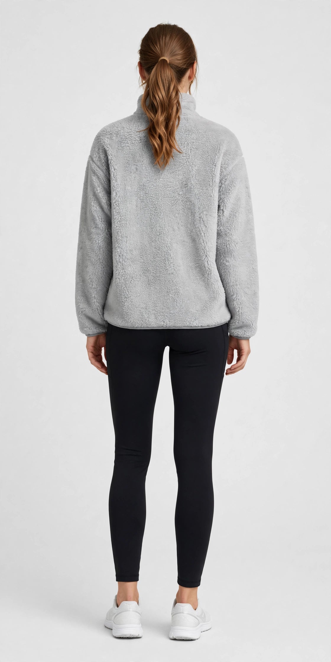Nimbus Sherpa Quarter-Zip - Grey - back