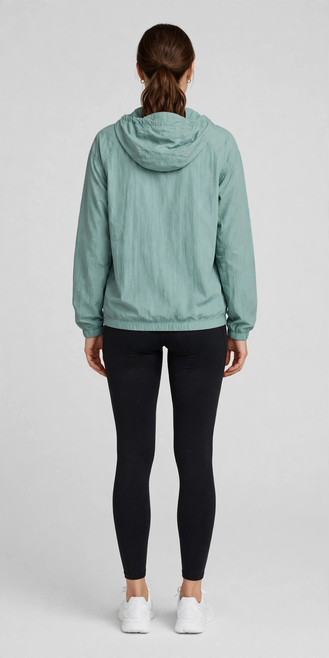 Tidal Anorak Pullover - Seafoam - back