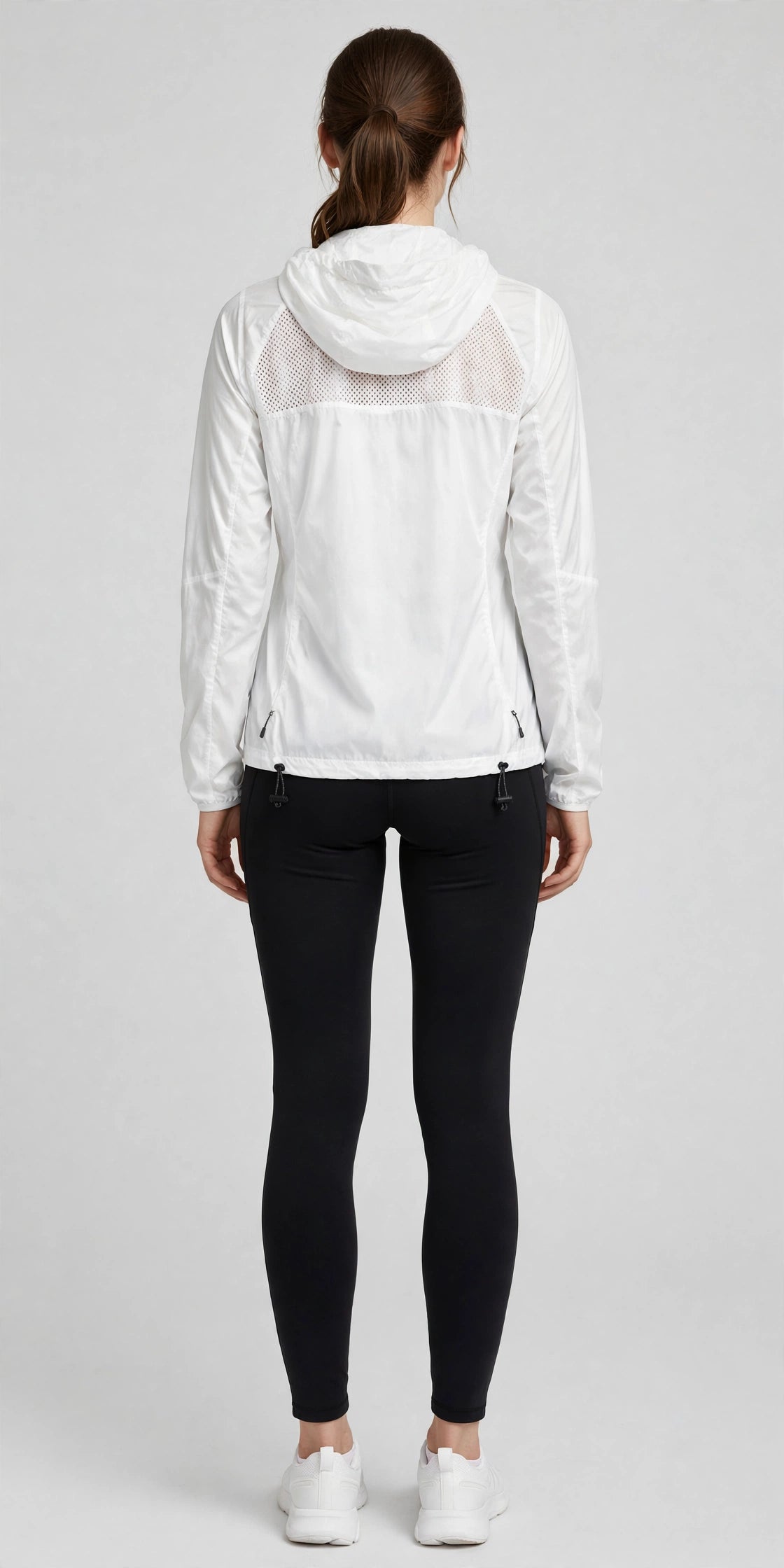 Stratosphere Windbreaker - White - back