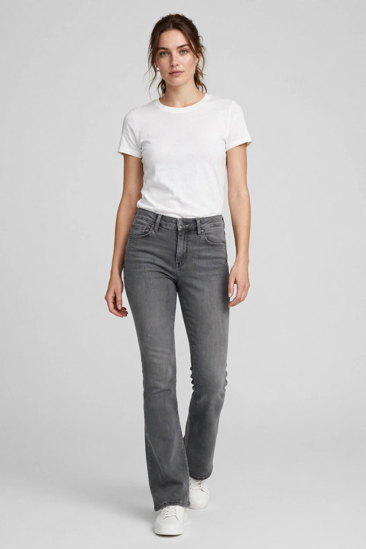 Skysail Bootcut Jean - Grey - front