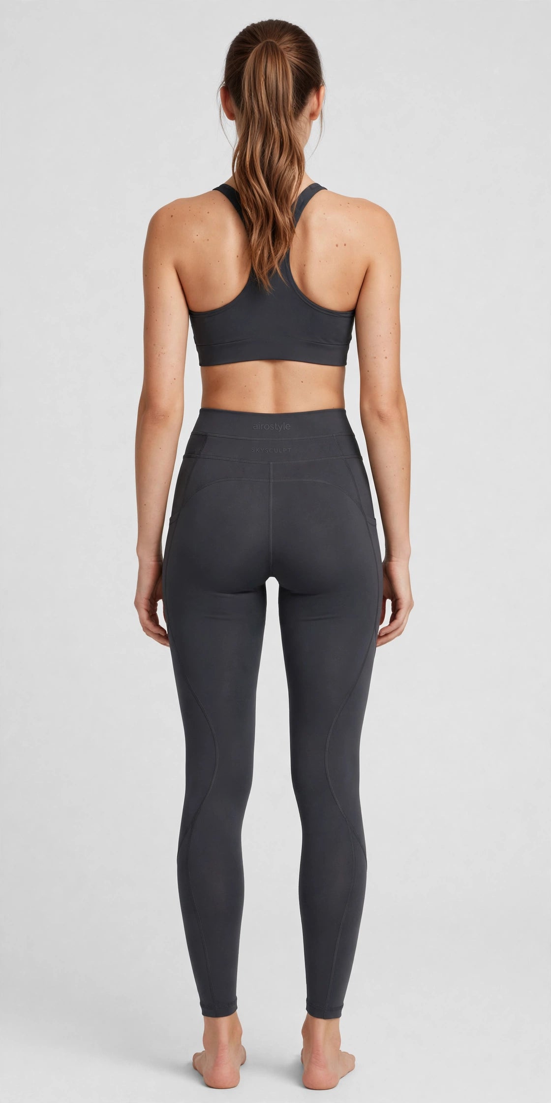 Skysculpt Contour Legging - Charcoal - back
