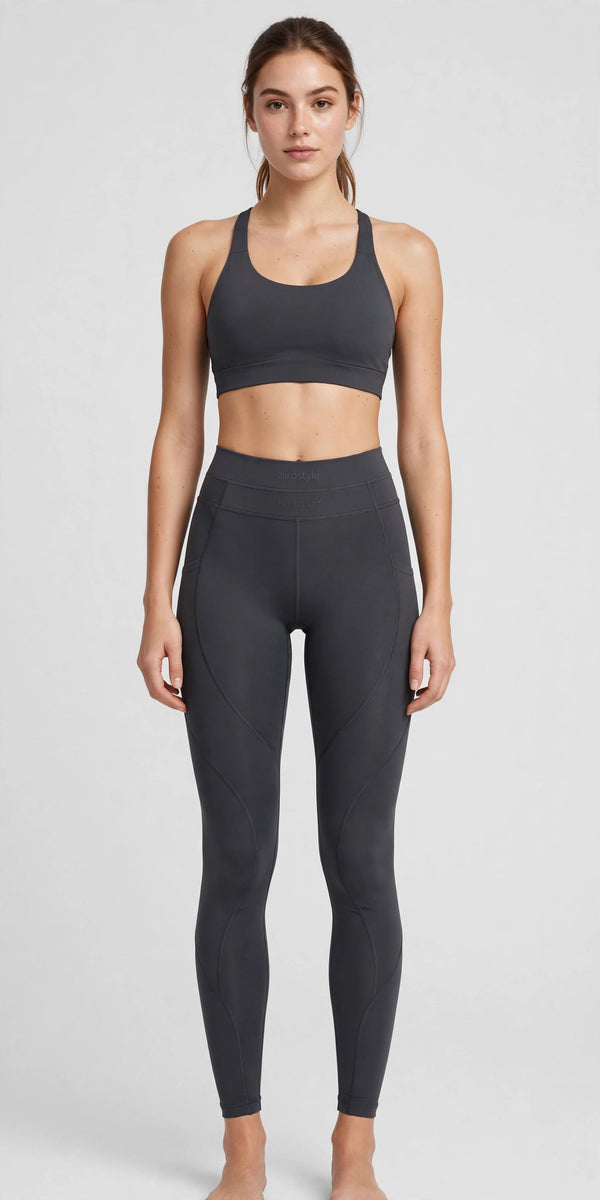 Skysculpt Contour Legging - Charcoal - front