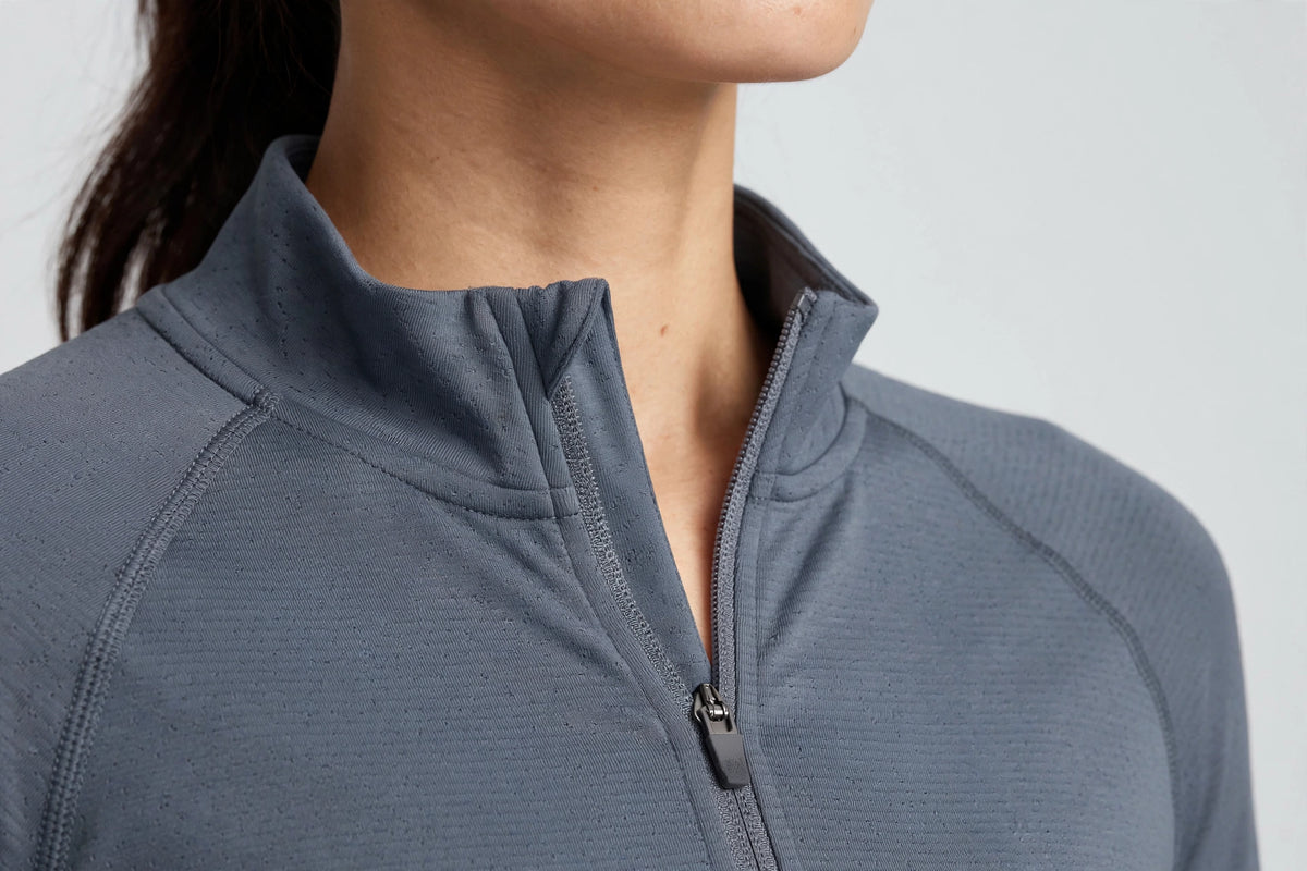 Sol Quarter-Zip Training Top - Slate - lifestyle