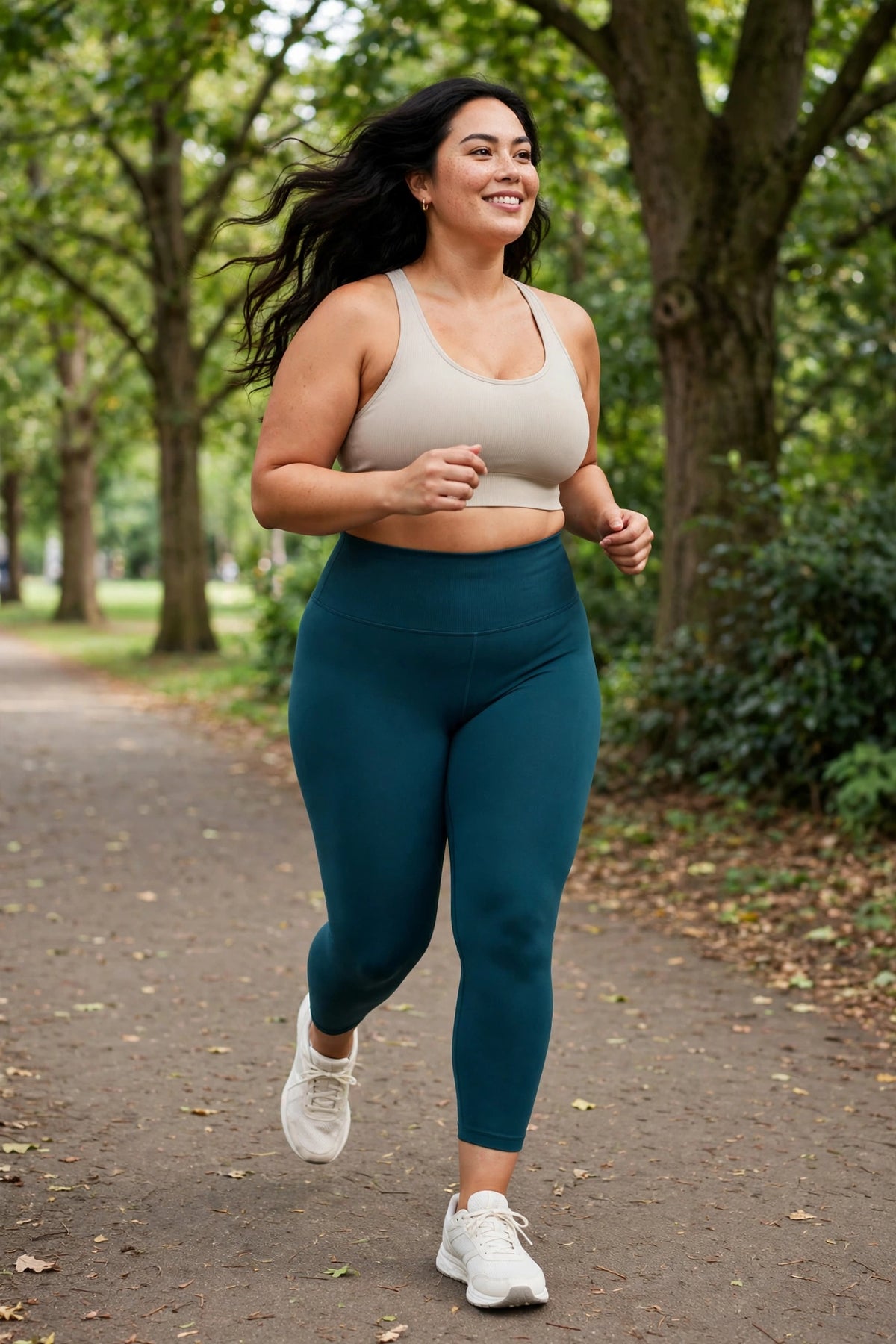 Solace Cloud High-Waisted Legging - Deep Teal - lifestyle