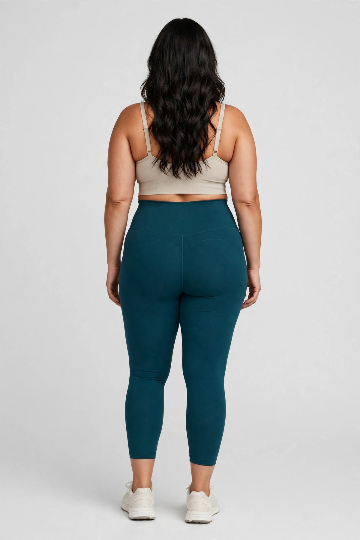 Solace Cloud High-Waisted Legging - Deep Teal - back