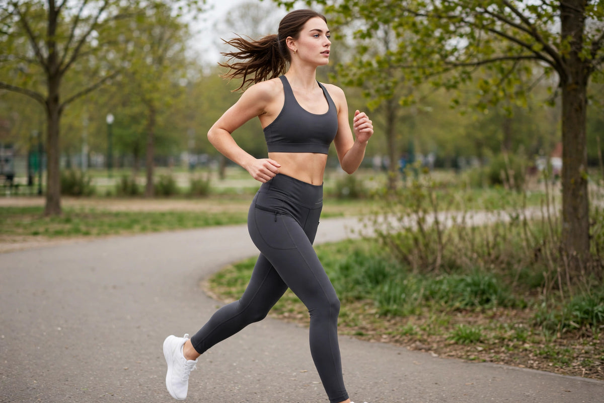 Stratosphere Motion Legging - Charcoal - lifestyle