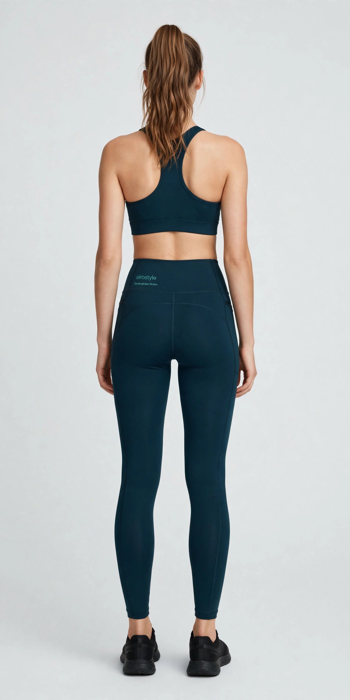 Stratosphere Motion Legging - Midnight Teal - back