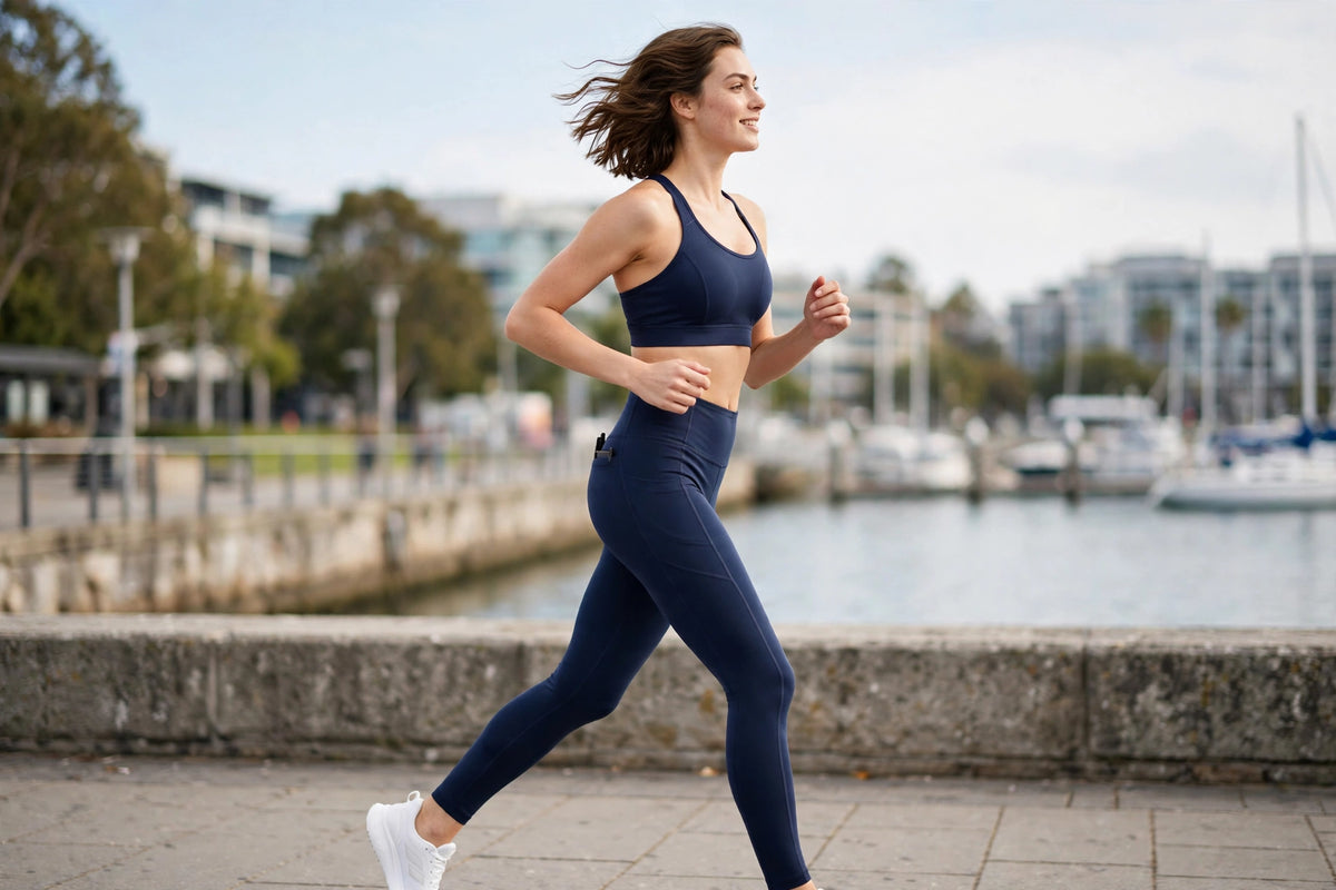 Stratosphere Motion Legging - Navy - lifestyle