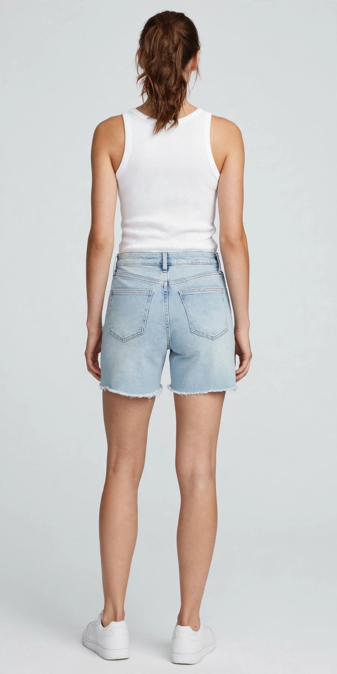 Stride Denim Short - Light Wash - back