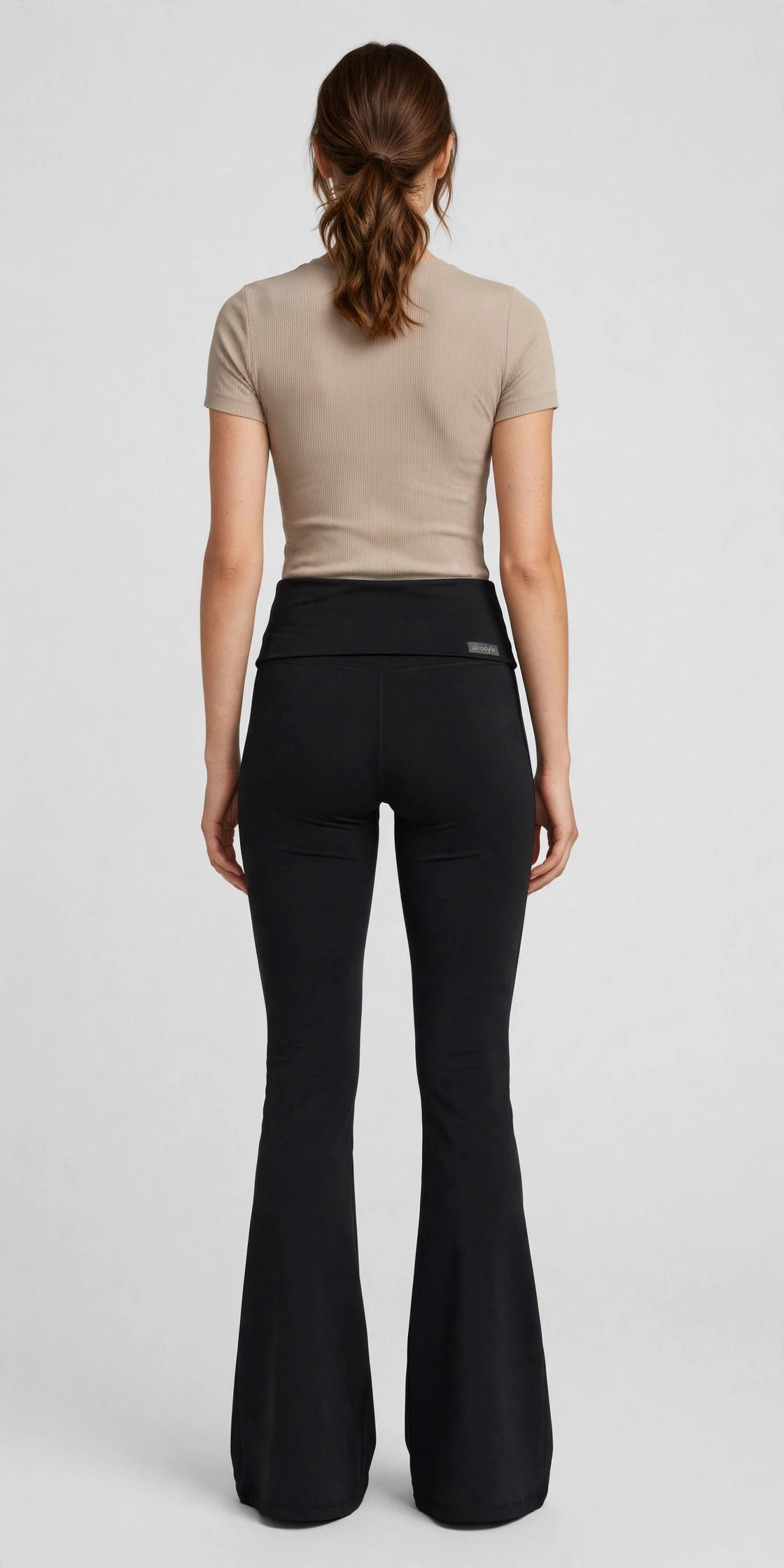 Stride Flare Yoga Pant - Black - back