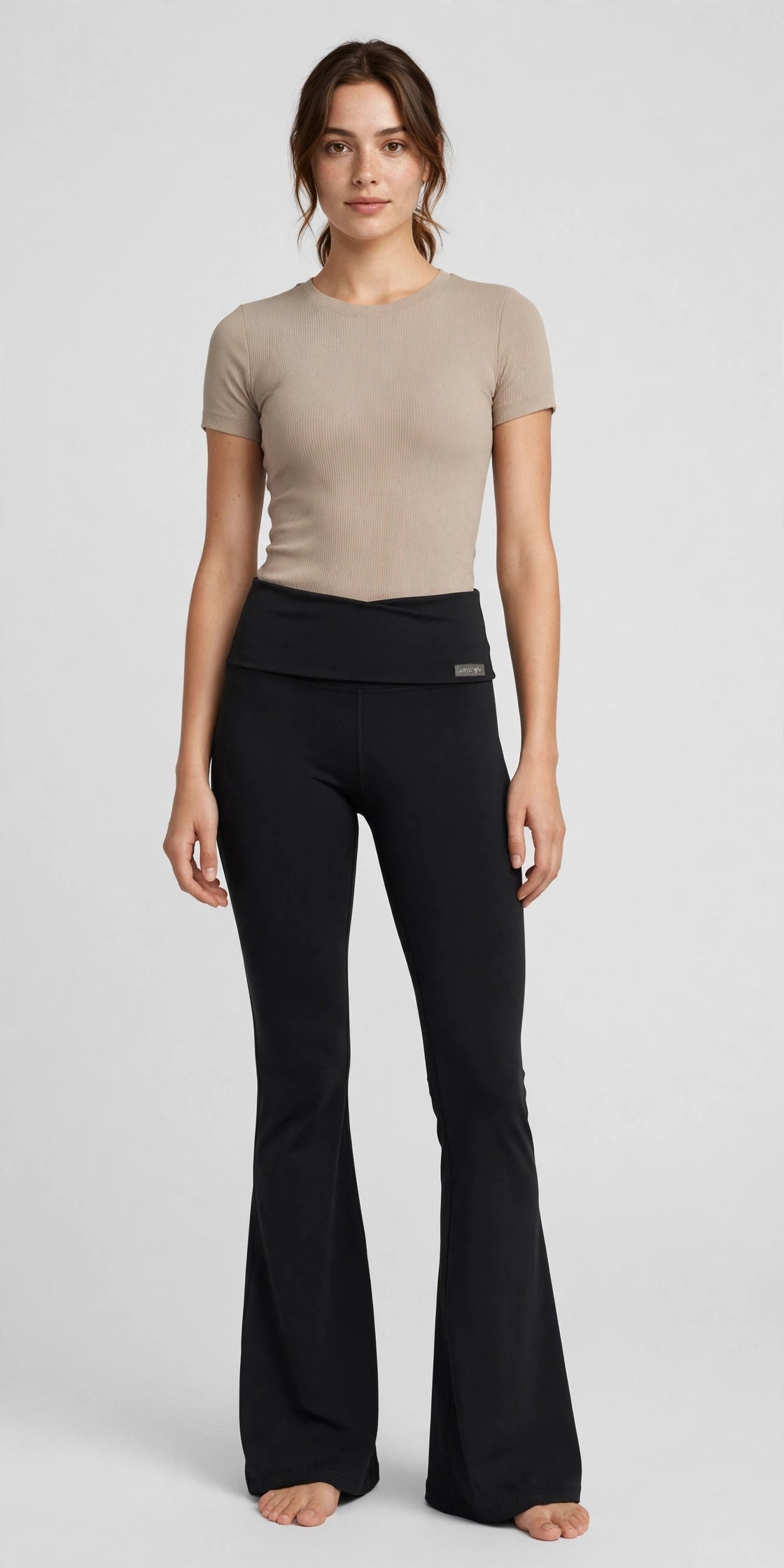Stride Flare Yoga Pant - Black - front