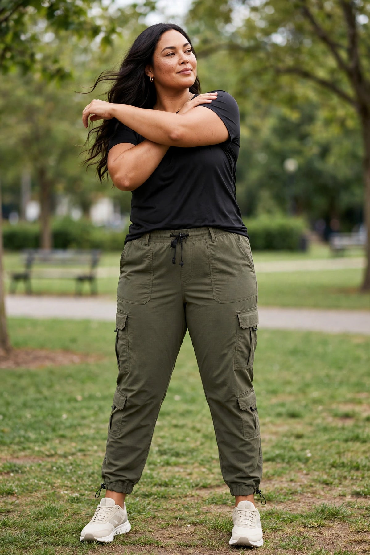 Trailhead Cargo Jogger - Olive - lifestyle