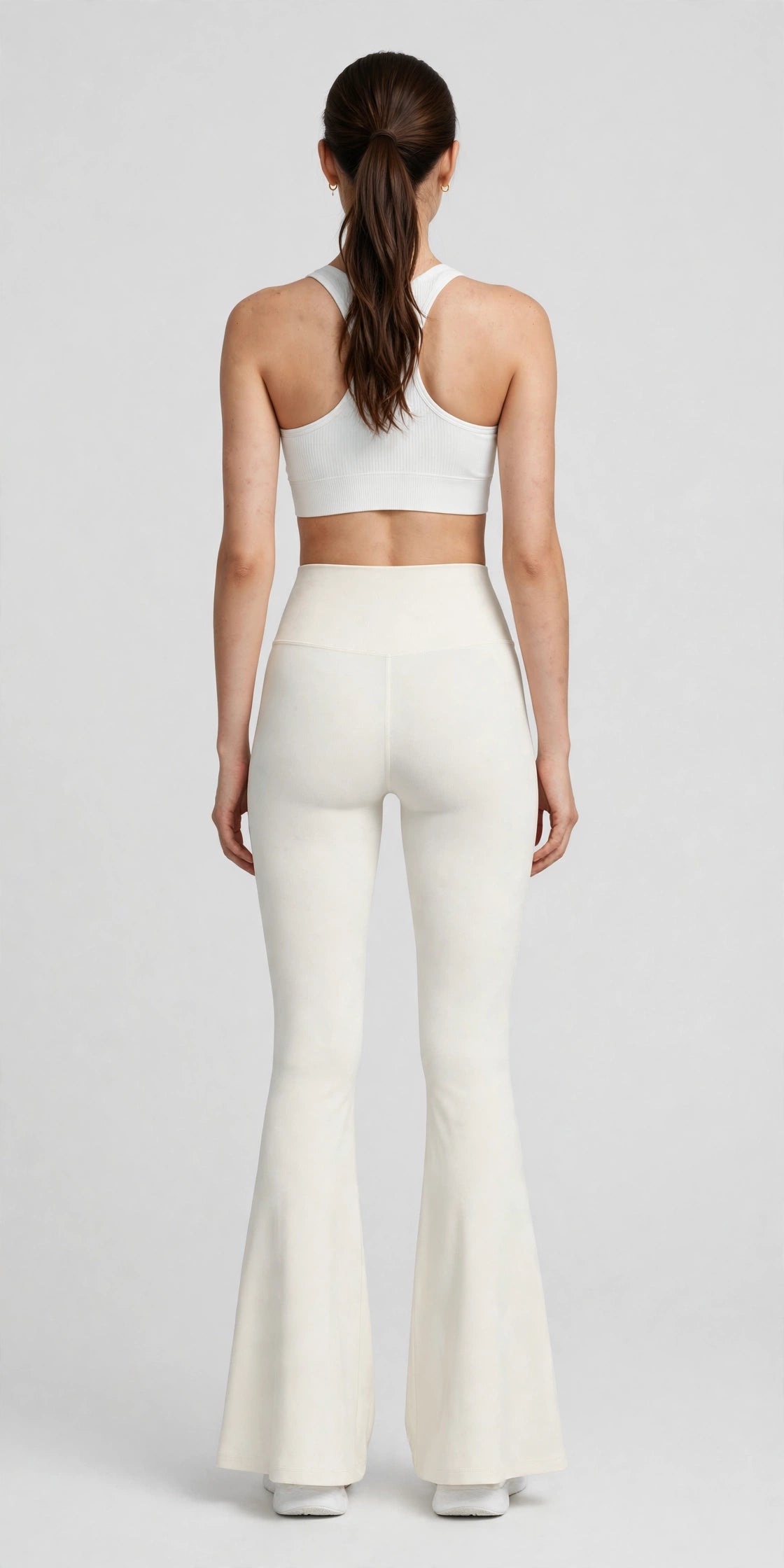 Vapor Flare Legging - Ivory - back