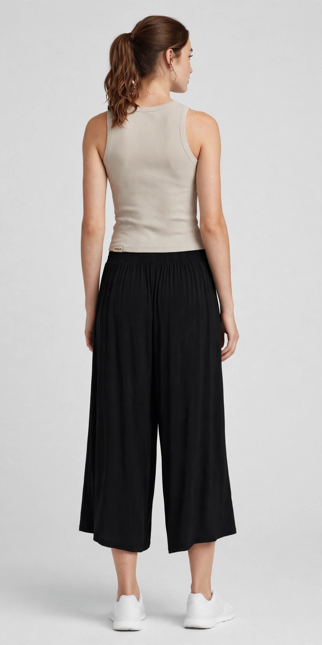 Zephyr Culotte - Black - back