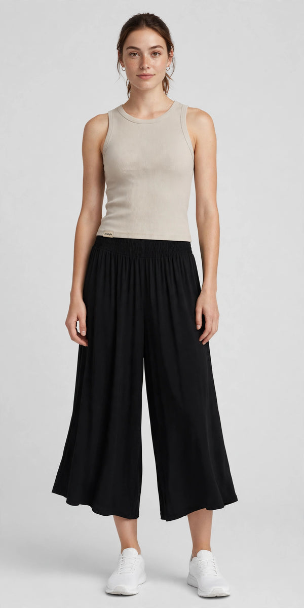 Zephyr Culotte - Black - front