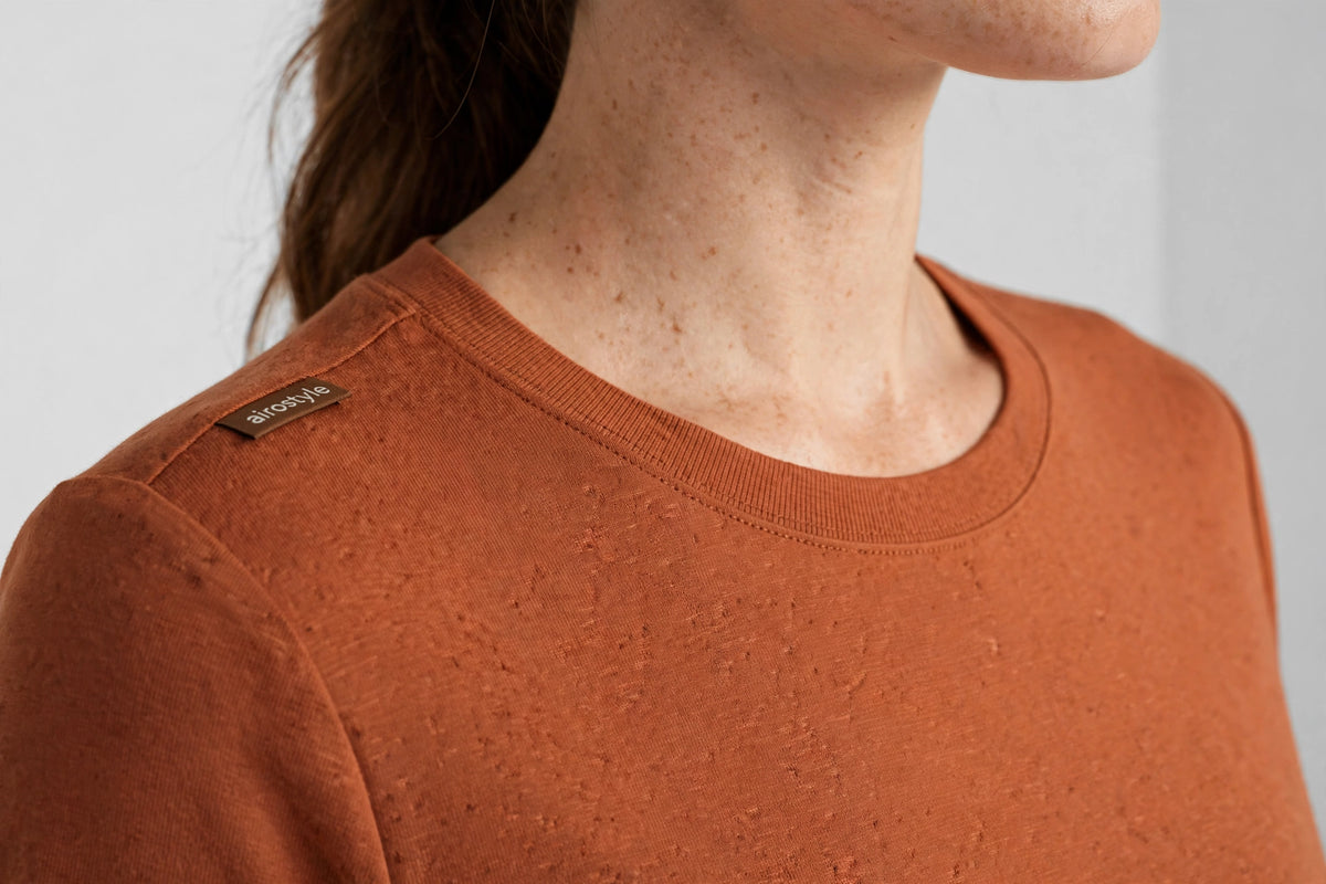 Mesa Mini Travel Dress - Terracotta - detail