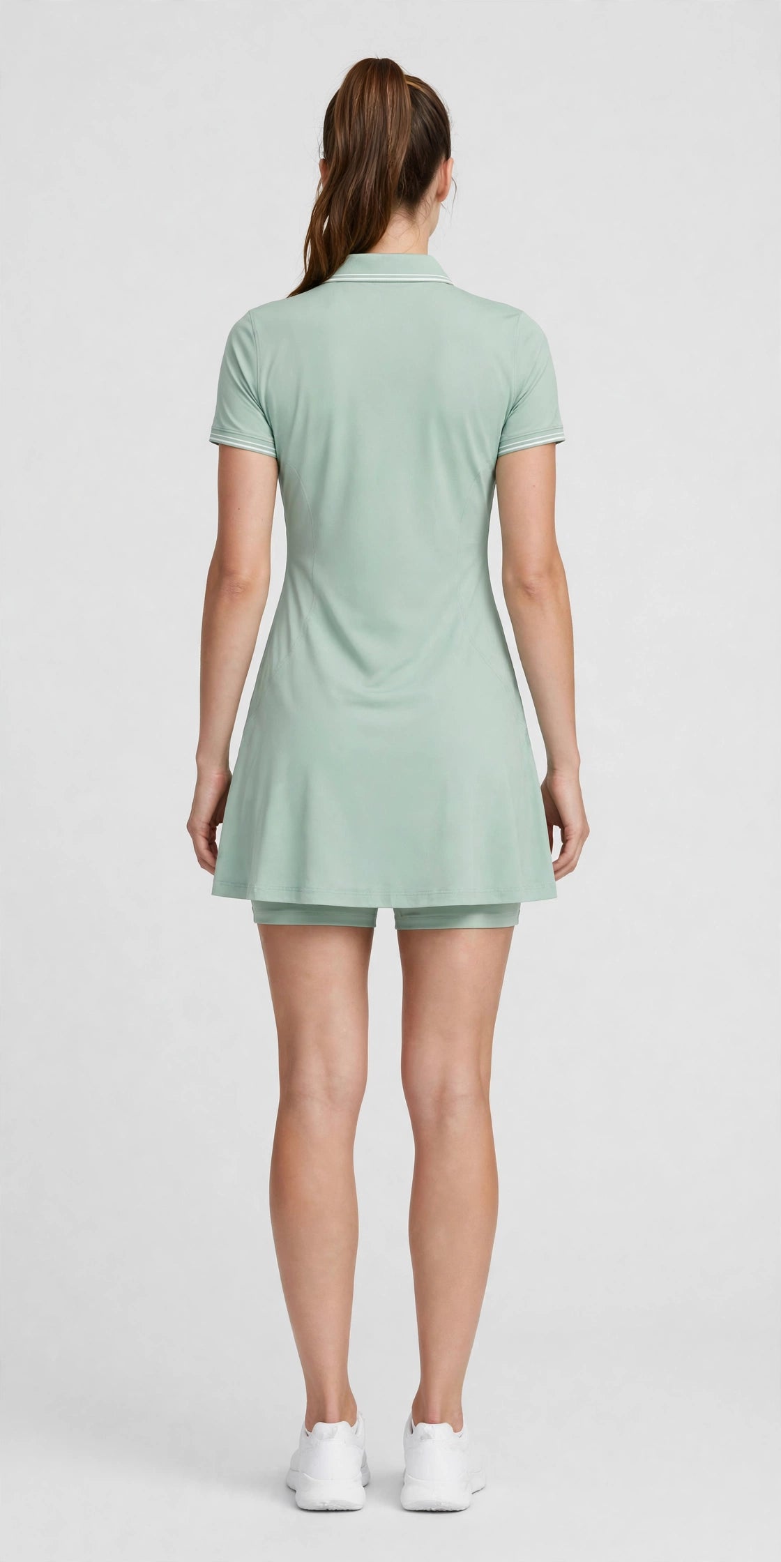 Zephyr Swing Golf Dress - Mint - back