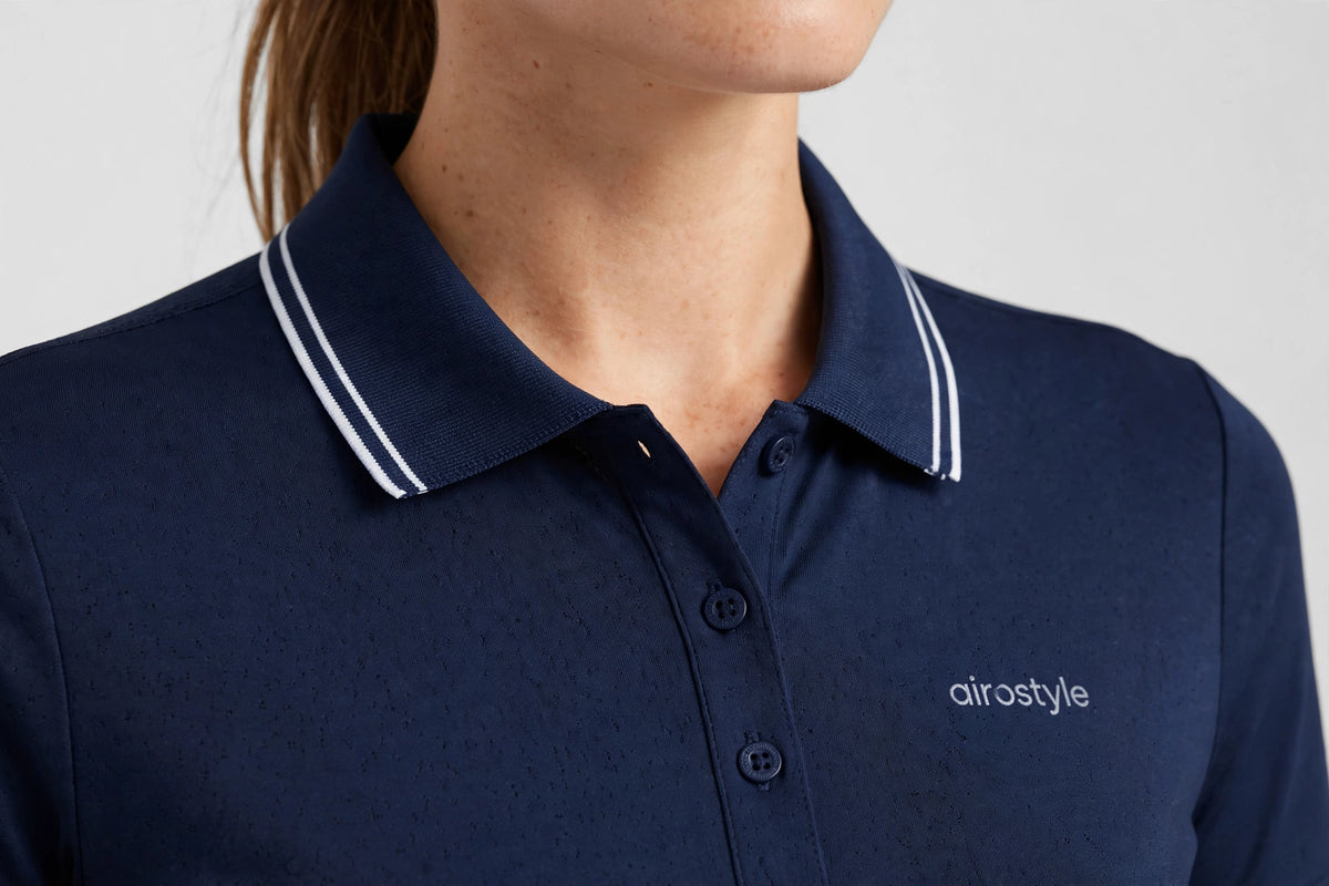 Zephyr Swing Golf Dress - Navy - detail